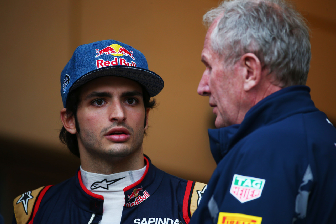 サインツJr.とヘルムート・マルコ