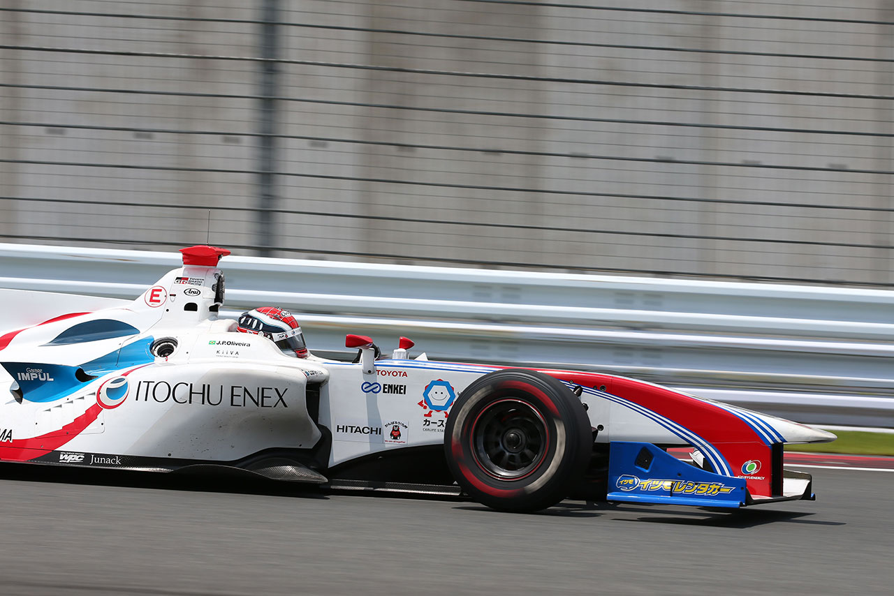 スーパーフォーミュラ富士メーカーテスト ジョアオ・パオロ・デ・オリベイラ（ITOCHU ENEX TEAM IMPUL）