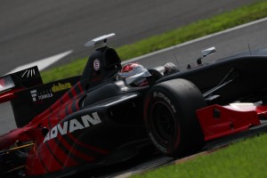 スーパーフォーミュラ富士メーカーテスト ADVANカラーの05号車で走行した中嶋大祐（NAKAJIMA RACING）