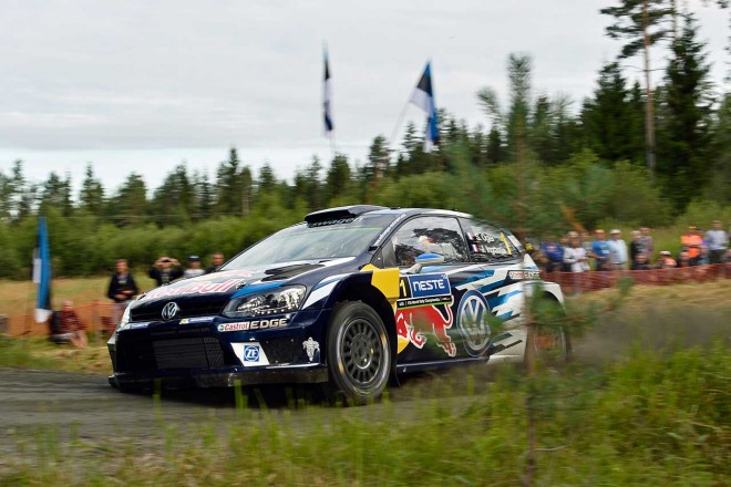 WRC第8戦フィンランド　セバスチャン・オジエ（フォルクスワーゲン・ポロR WRC）