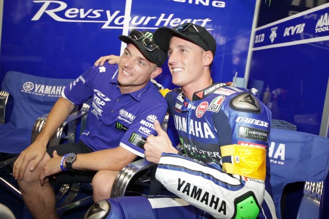 トップタイムを記録したNo.21 ヤマハファクトリーレーシングチームのポル・エスパルガロ