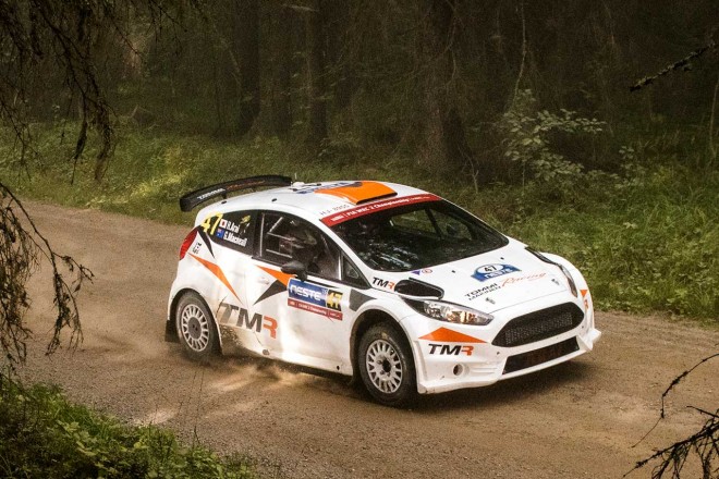 WRC第8戦フィンランド 新井大輝（フォード・フィエスタR5）