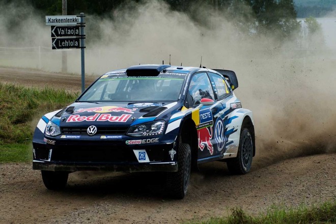 WRC第8戦フィンランド　ヤリ-マティ・ラトバラ（フォルクスワーゲン・ポロR WRC）