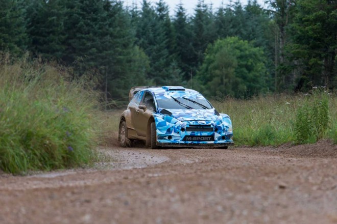 Mスポーツがテストを開始した暫定仕様の17年型フィエスタWRカー
