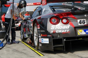 搬入日からピット練習を繰り返すニスモとモーラ。この富士を得意としているGT-R、今回の結果はいかに。