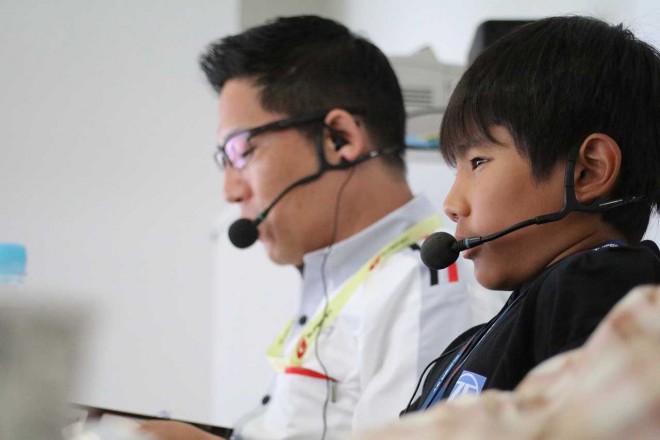 スーパーGT第5戦富士でレースアナウンサーを体験した東鼓太朗さん