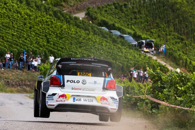 WRC第9戦ドイツ セバスチャン・オジエ（フォルクスワーゲン・ポロR WRC）