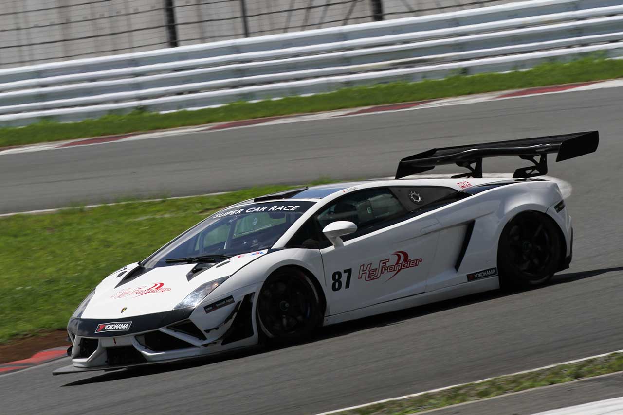 スーパーカーレース第3戦　クラス1 2位　 Ks Frontier ガイヤルドGT3