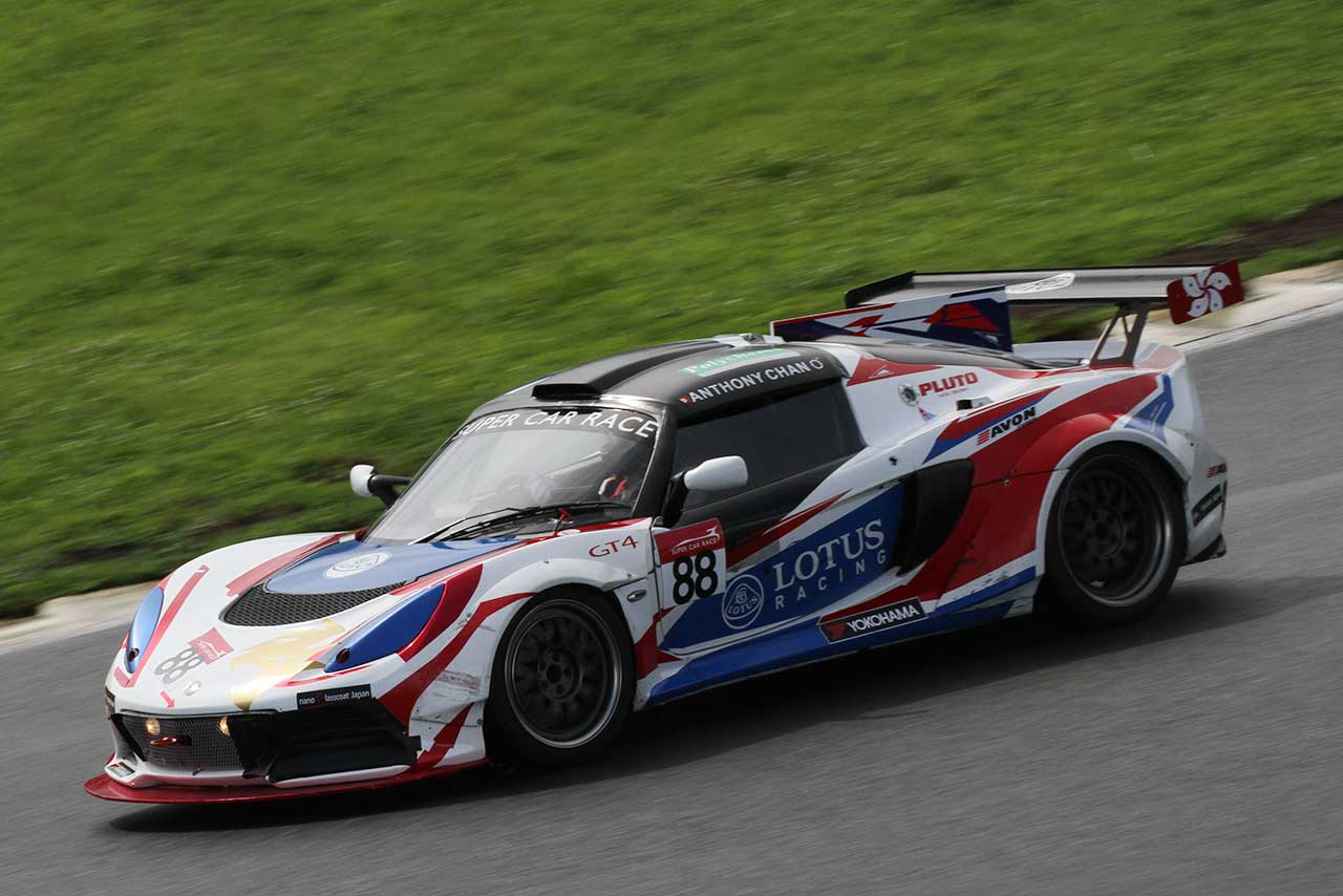 スーパーカーレース第3戦　クラス4優勝　EXIGE GT4