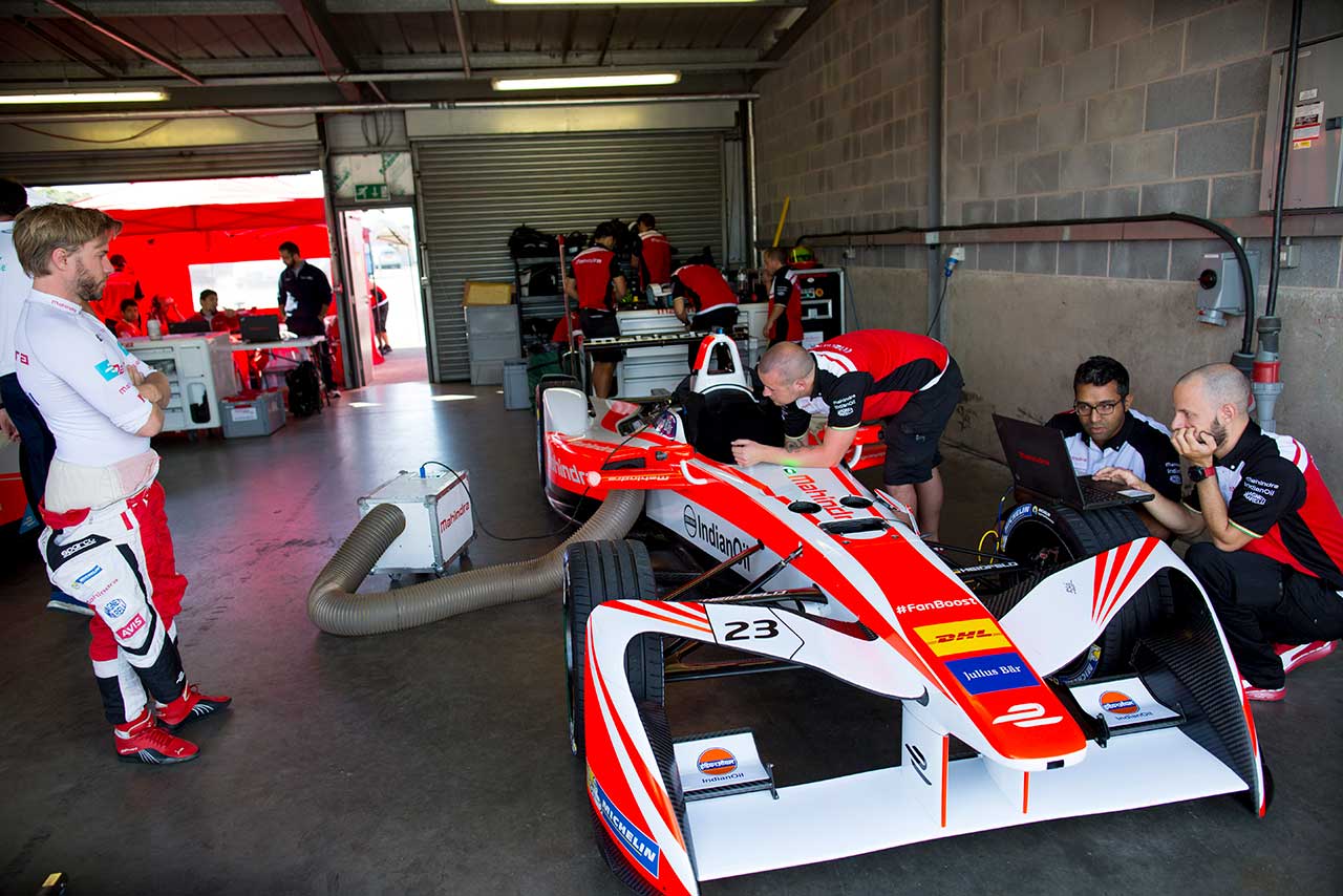 2016／17フォーミュラEプレシーズンテスト　マヒンドラ