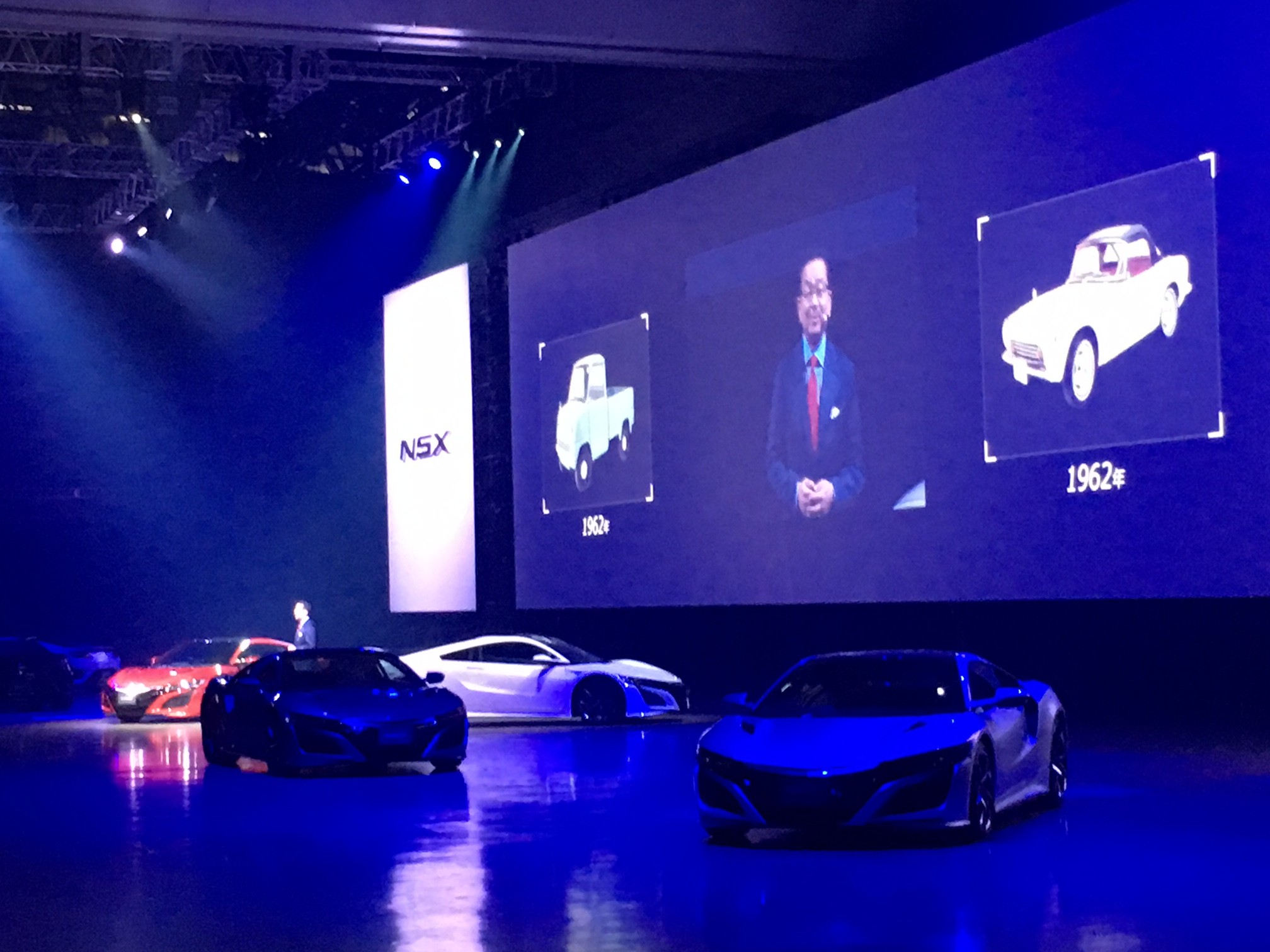 東京都内で開催された新型NSX発表会