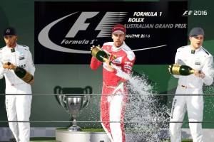 シャンパンファイトの様子ももリアルに再現されている