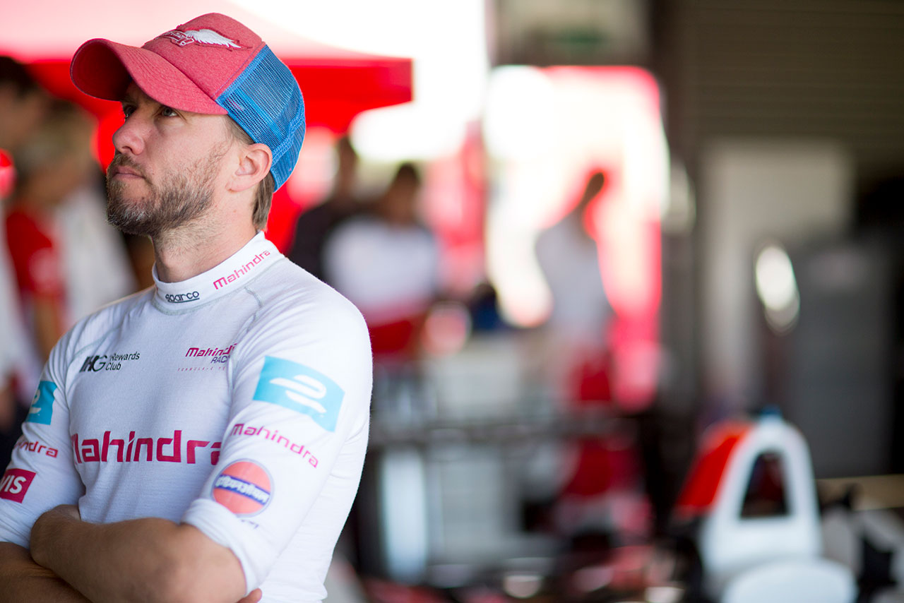 2016／17フォーミュラEプレシーズンテスト　ニック・ハイドフェルド（マヒンドラ）