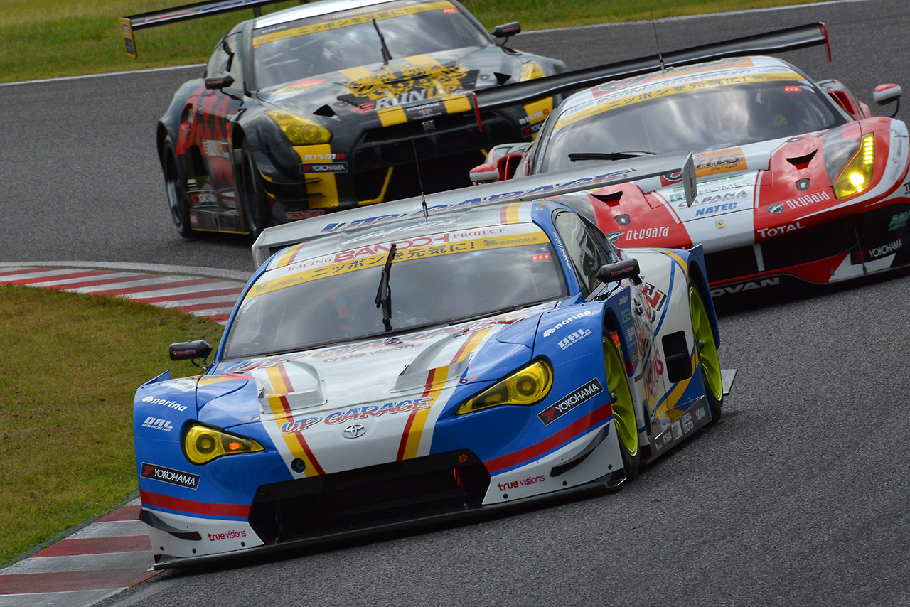 公式練習を4番手で終えたUPGARAGE BANDOH 86