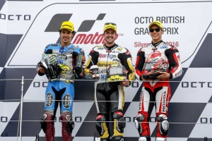 Moto2第12戦イギリスGP表彰式
