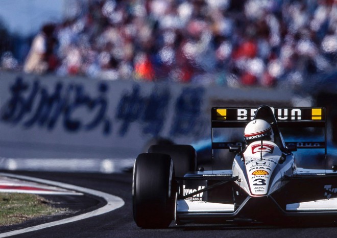 写真展『FASTEST LAP』で展示される作品。F1参戦以前からエプソンは中嶋悟へのサポートを続けて来た。