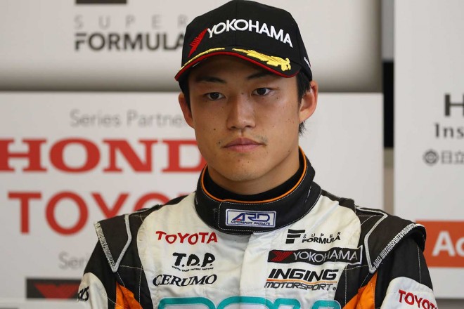 SF第5戦岡山の決勝レース1で2位を獲得した国本雄資（P.MU／CERUMO・INGING）