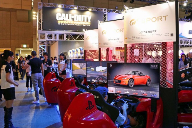 プレイステーションブースの様子