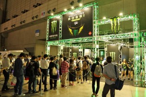 モンスター・エナジーブースの様子