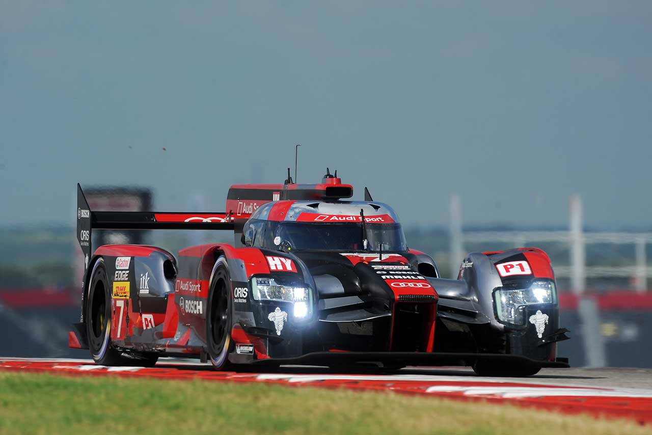 マルセル・ファスラーとアンドレ・ロッテラーがアタックを担当した7号車アウディR18