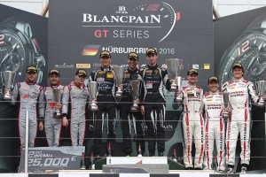 ブランパン耐久最終戦ニュルブルクリンク 表彰台