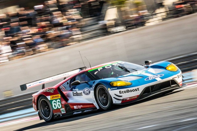 LMGTEプロに参戦しているフォードGT。緑色のゼッケンはプロクラス