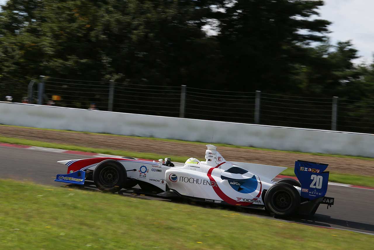 今季2度目のポールポジションを獲得した関口雄飛（ITOCHU ENEX TEAM IMPUL）