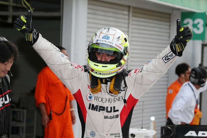 今季2勝目を挙げた関口雄飛（ITOCHU ENEX TEAM IMPUL）