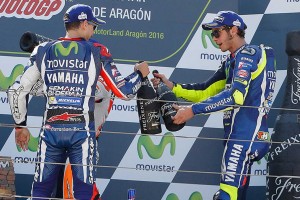 ホルヘ・ロレンソ,バレンティーノ・ロッシ　表彰式