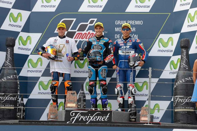 Moto3 第14戦アラゴンGP 表彰式