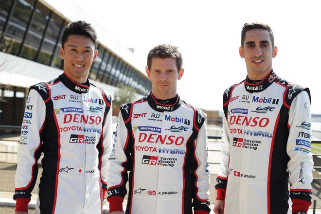 5号車トヨタTS050ハイブリッドの中嶋一貴／アンソニー・デビッドソン／セバスチャン・ブエミ