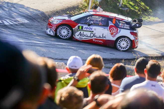 WRC第10戦ツール・ド・コルス クレイグ・ブリーン（シトロエンDS3 WRC）