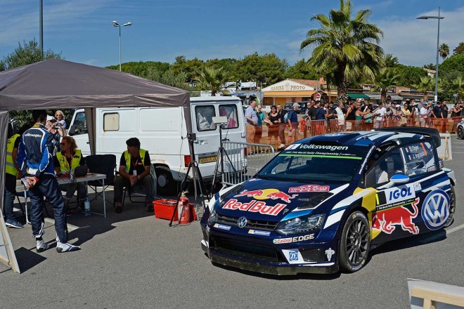 WRC第10戦ツール・ド・コルス セバスチャン・オジエ（フォルクスワーゲン・ポロR WRC）