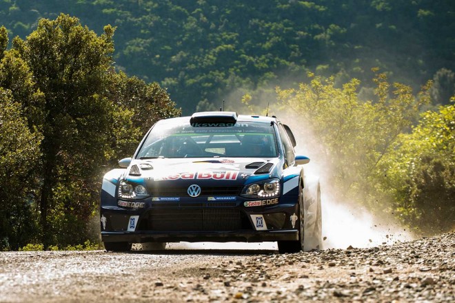 WRC第10戦ツール・ド・コルス セバスチャン・オジエ（フォルクスワーゲン・ポロR WRC）