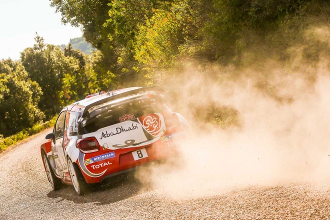 WRC第10戦ツール・ド・コルス クレイグ・ブリーン（シトロエンDS3 WRC）