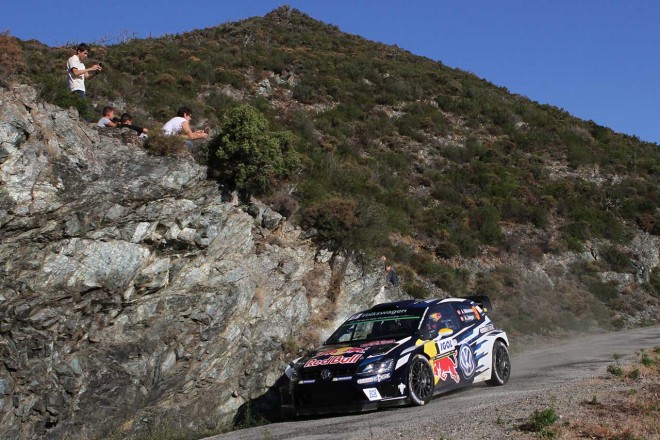 WRC第10戦ツール・ド・コルス アンドレアス・ミケルセン（フォルクスワーゲン・ポロR WRC）