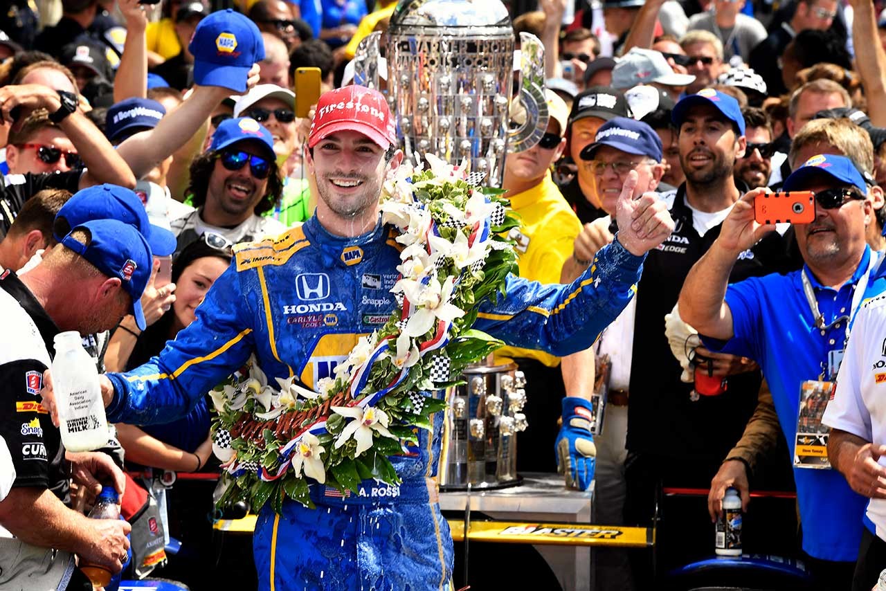アレキサンダー ロッシは今季 デビューイヤーでインディ500を制する快挙を成し遂げた インディ500を制したロッシ アンドレッティとの契約を延長の画像 写真 3 Autosport Web