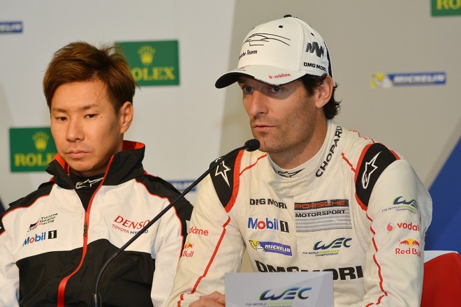 WEC富士のプレスカンファレンスに登場したマーク・ウエーバー