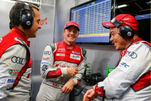 WEC第7戦富士 予選5番手につけた8号車アウディR18のマルセル・ファスラー/アンドレ・ロッテラー/ブノワ・トレルイエ