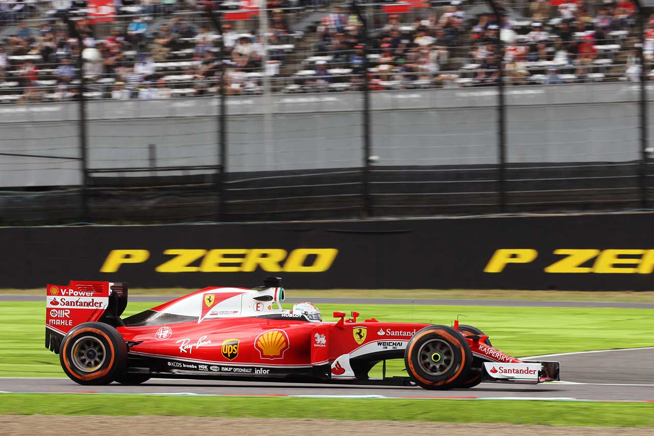 日本GPでのセバスチャン・ベッテル