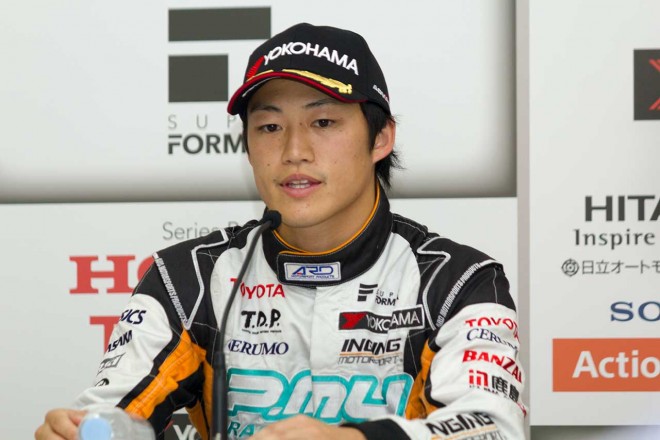 レース1で予選3番手、レース2で予選2番手を獲得した国本雄資（P.MU／CERUMO・INGING）