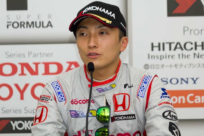 レース1の予選3番手を獲得した野尻智紀（DOCOMO TEAM DANDELION RACING）