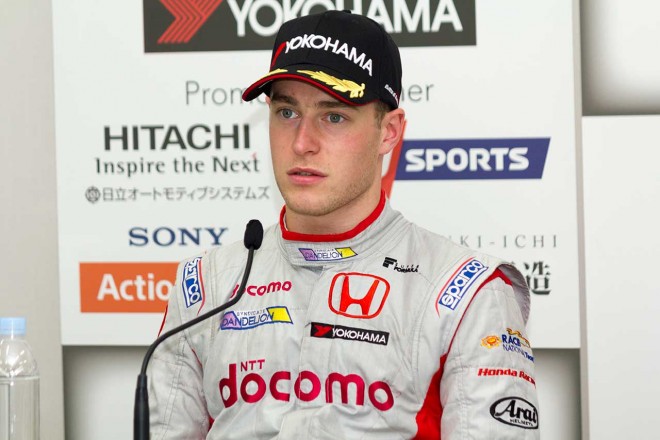 レース2の予選2番手を獲得したストフェル・バンドーン（DOCOMO TEAM DANDELION RACING）