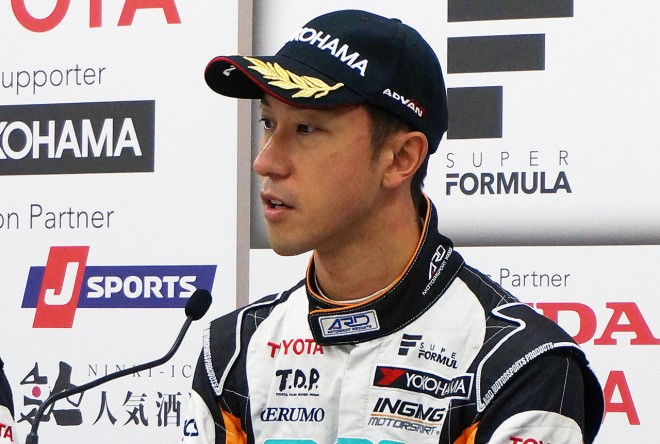 スーパーフォーミュラ鈴鹿 決勝レース1で3i位に入った石浦宏明（P.MU／CERUMO・INGING）