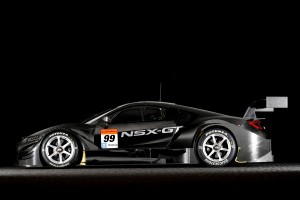 ホンダNSX-GTのサイドビュー