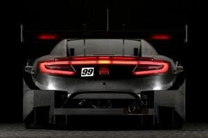 ホンダNSX-GTのリヤビュー