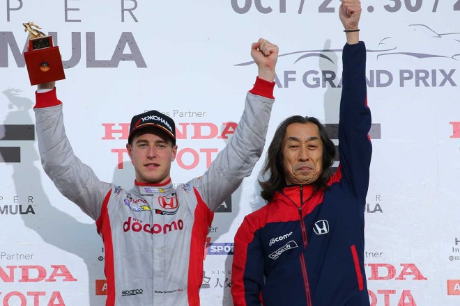 バンドーンは先週末、スーパーフォーミュラ第7戦鈴鹿のレース2で優勝。いい形でシーズンを締めくくった