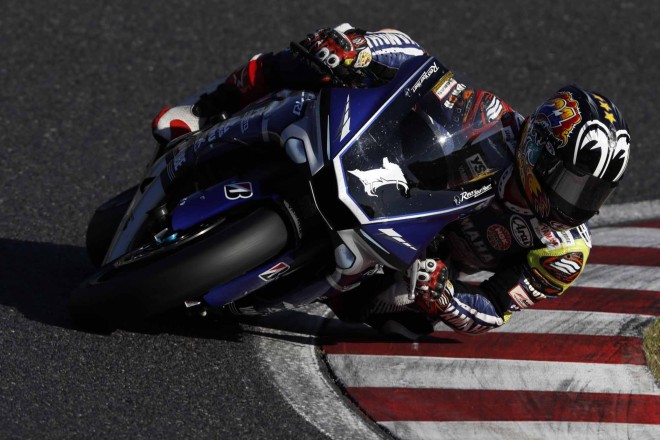 レース1のポールポジションを獲得した中須賀克行