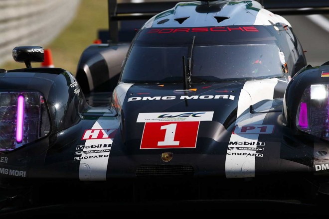 優勝した1号車ポルシェ919ハイブリッド