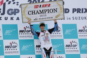 全日本J-GP2チャンピオンを獲得した浦本修充